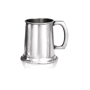 Plain Pewter Tankard 1/2 pint davyengravers