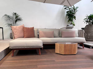 Dedon Mbarq modular 2pce sofa - Clearance Item