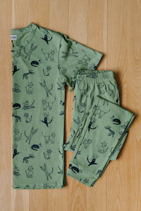 Cat's Pyjamas Tee+Pant Set Mysite