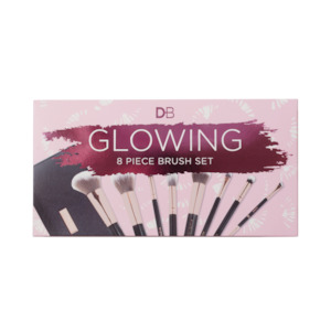 Glowing 8 Piece Brush Roll