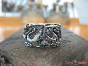 Fire Drake Dragon Ring deadringerjewelry