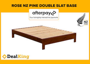 SOLID NEW ZEALAND PINE DOUBLE BASE