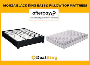 MONZA KING SLAT BASE & PILLOW TOP MATTRESS