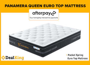 Mattresses: PANAMERA QUEEN POCKET SPRING MATTRESS