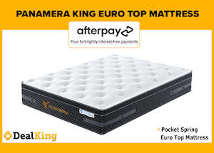 PANAMERA KING POCKET SPRING EURO TOP MATTRESS