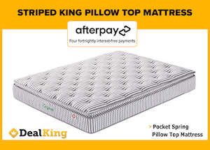 Mattresses: KING POCKET SPRING PILLOW TOP MATTRESS