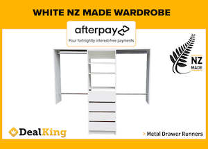 WHITE NZ MADE WARDROBE