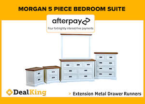 MORGAN 5 PIECE BEDROOM SUITE