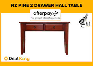 Brayden Nz Pine 2 Drawer Hall Table