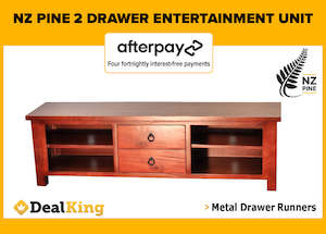 2 Drawer Nz Pine Tv Unit