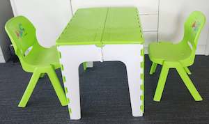 Folding Chairs Tables: Bari Kid’s Folding Table and ABC chairs