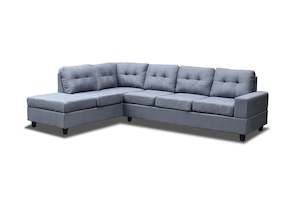 Lounge Room Furniture: JAMES 5 SEATER CORNER LOUNGE SUITE