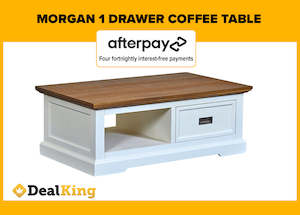 Lounge Room Furniture: MORGAN 1 DRAWER COFFEE TABLE