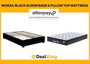 MONZA QUEEN SLAT BASE + PILLOW TOP MATTRESS