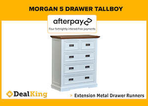 Morgan 5 Drawer Tallboy