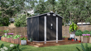 Garden Shed 8 x 6ft Shadow Grey