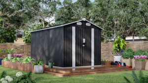 Garden Shed 12 x 8ft Shadow Grey