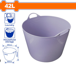 Plastic Flexible Tub 42l