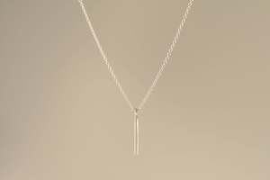 Petite Barre Pendant Necklace