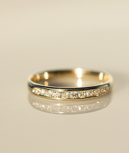 Jewellery: Petite Channel Set Ring