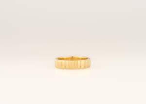 Jewellery: Fluted Wide Band