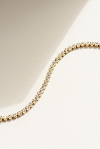 Jewellery: 3ct Diamond Tennis Bracelet