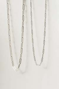 Sterling Silver Barre Link Chain