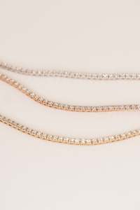 Jewellery: Classic Fine Diamond Tennis Bracelet