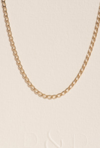 Milieu Diamond Cut Long Curb Chain