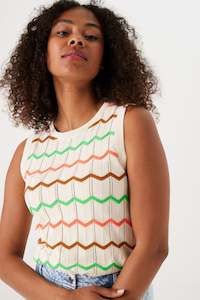 Womenswear: Ladies Broderie Singlet