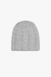 Cable Beanie | Grey