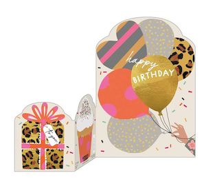 Birthday Balloons Multifold Card