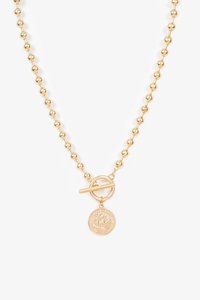 Ball Chain Fob with Coin | Gold