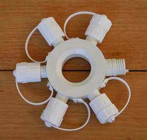 Splitter - Five Way - White ✰✰✰ CLEARANCE ✰✰✰