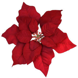 Poinsettia with Clip - Red Box Lot Deal (12)