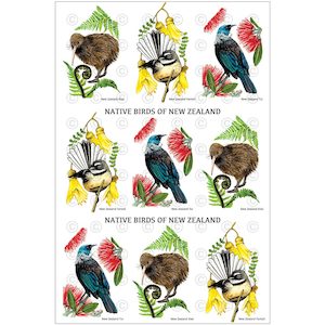 Tea Towel - Birds of New Zealand