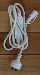 Fairy Lights Power Cord - White ✰✰✰ CLEARANCE ✰✰✰