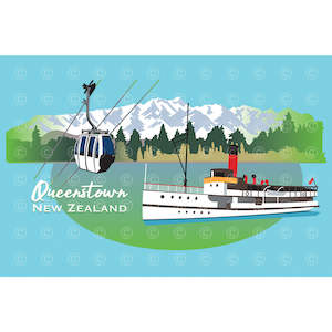 Tea Towel - Queenstown, New Zealand - Box Lot Deal (10)