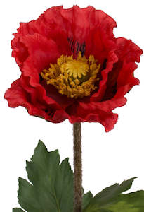 ANZAC Poppy Stem - Red - Box Lot Deal (6)