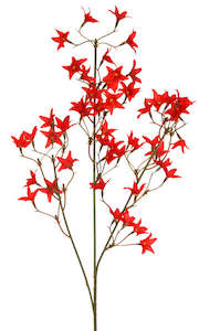 Star Flower Spray - Cardinal Red