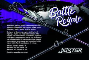 Jigstar Battle Royal Medium Light 150-400Grm OH Rod