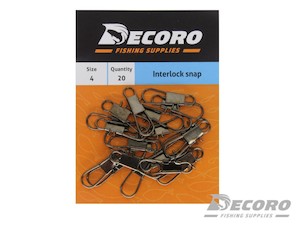 Clip Interlock Snap Size 4 20pk