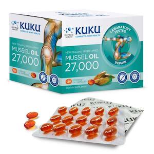 KUKU Mussel Oil 27,000mg - 120 caps