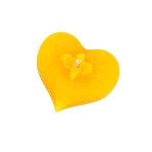 Bee-Loved heart candle