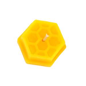 Honeycomb hexagon candle