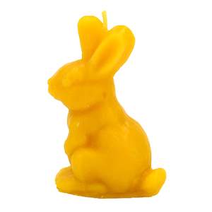 Bunny Rabbit beeswax candle