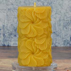 Hibiscus Beeswax Candle