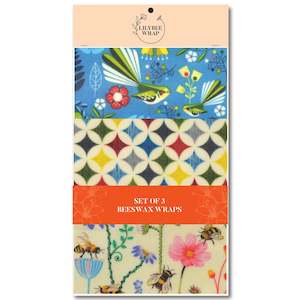 Spring Splendour - Set of 3 Beeswax Wraps