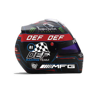 CUSTOM MADE DEF RACING HELMET