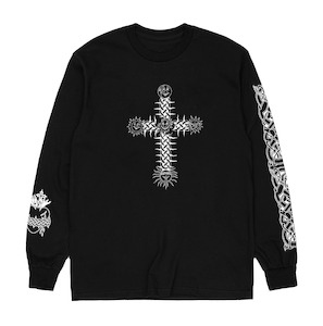 Thom Hinton Celtic Cross  Longsleeve Tee - Black